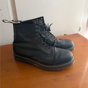 Dr Martens 1460 Black Leather Combat 8-Eye Boots